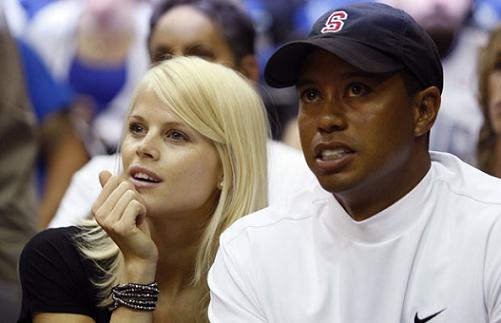 Tigers Woods and Wife Elin in Good Times