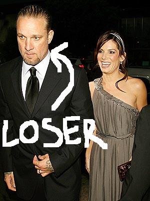 Jesse James cheated on Sadra Bullock -Loser!