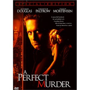 A Perfect Murder, Michael Douglas and Gwyneth Paltrow